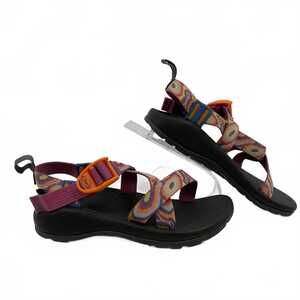Chaco Purple Orange Z/1 EcoTread Sandals | Girls 2G Regular